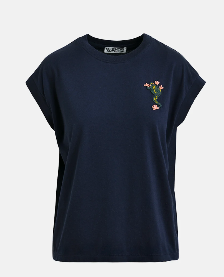 Essentiel Antwerp > Jungala T Shirt  Navy