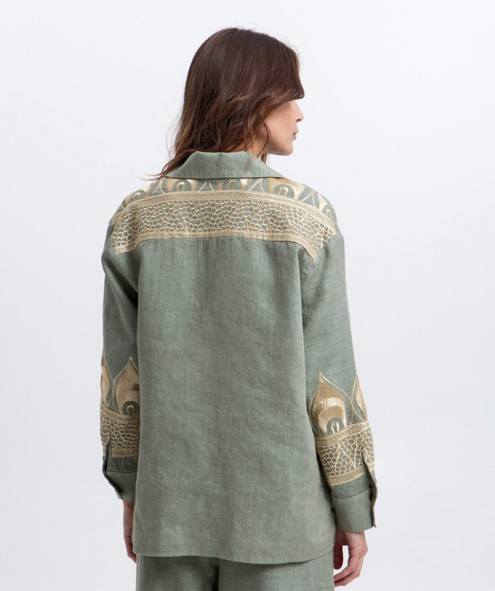 Greek Archaic > 2035038 Shirt Sge/Gld