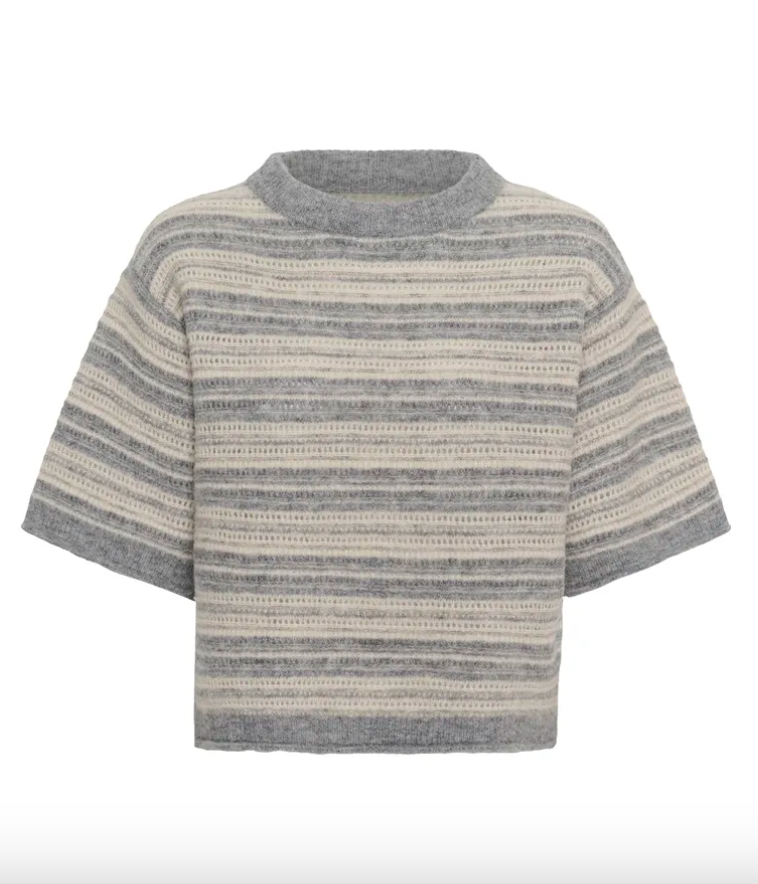 Part Two | Cerys Pullover Grey &amp; French Oak