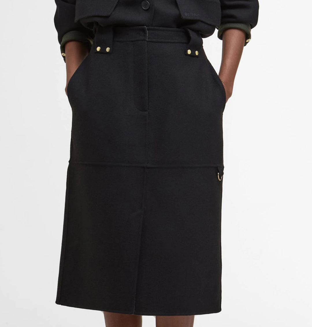 Barbour \ LSK0135 Leonie Midi Skirt Black