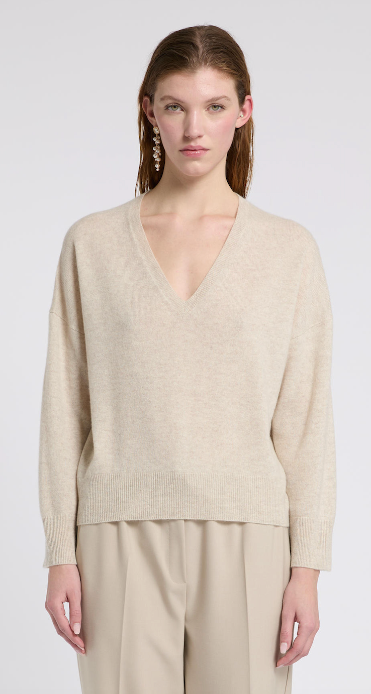 Marella | Balta Jumper Turtledove