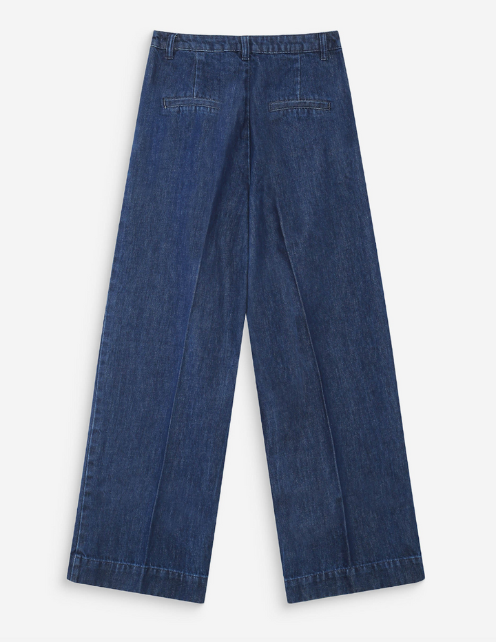 Grace &amp; Mila > Vienne Trouser Med Blue