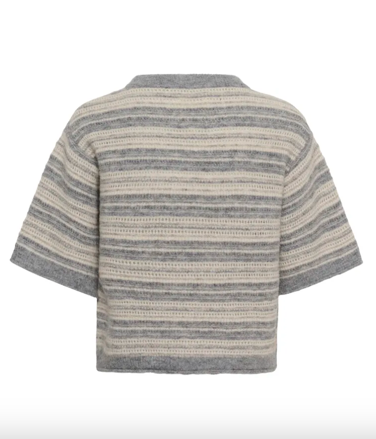 Part Two | Cerys Pullover Grey &amp; French Oak