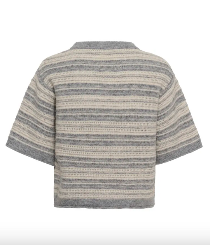 Part Two | Cerys Pullover Grey &amp; French Oak