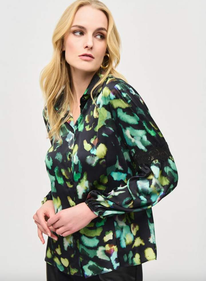 Joseph Ribkoff -   243205 Blouse Black/Multi
