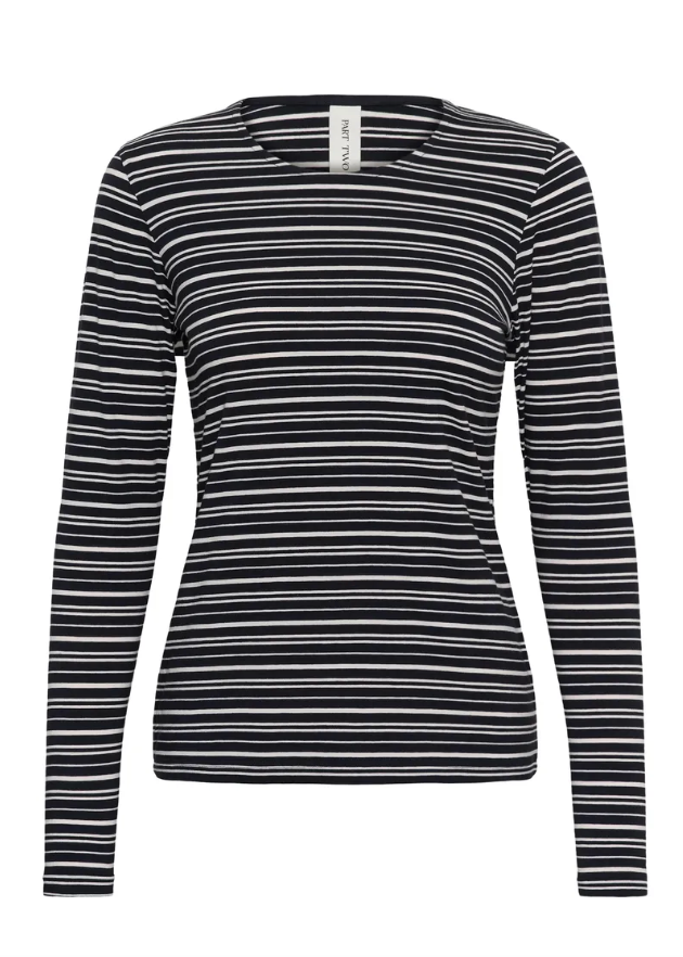 Part Two | Nemajas Tshirt Navy Stripe