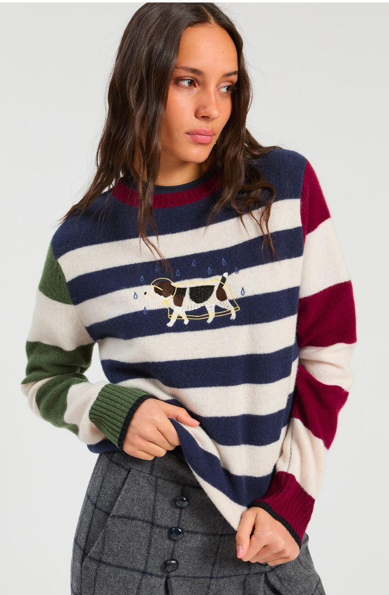 Vilagallo | 33958 Jumper Stripes Navy