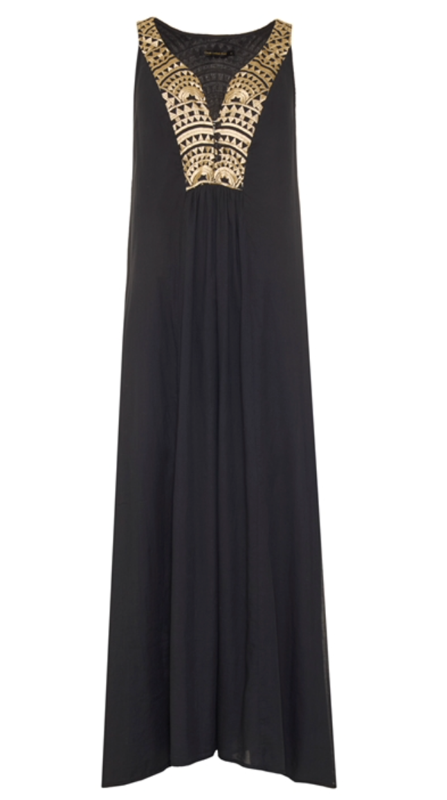 Greek Archaic > 3113042 Dress Blk/GLd Thirty Three Boutique Greek Archaic > 3113042 Dress Blk/GLd Thirty Three Boutique