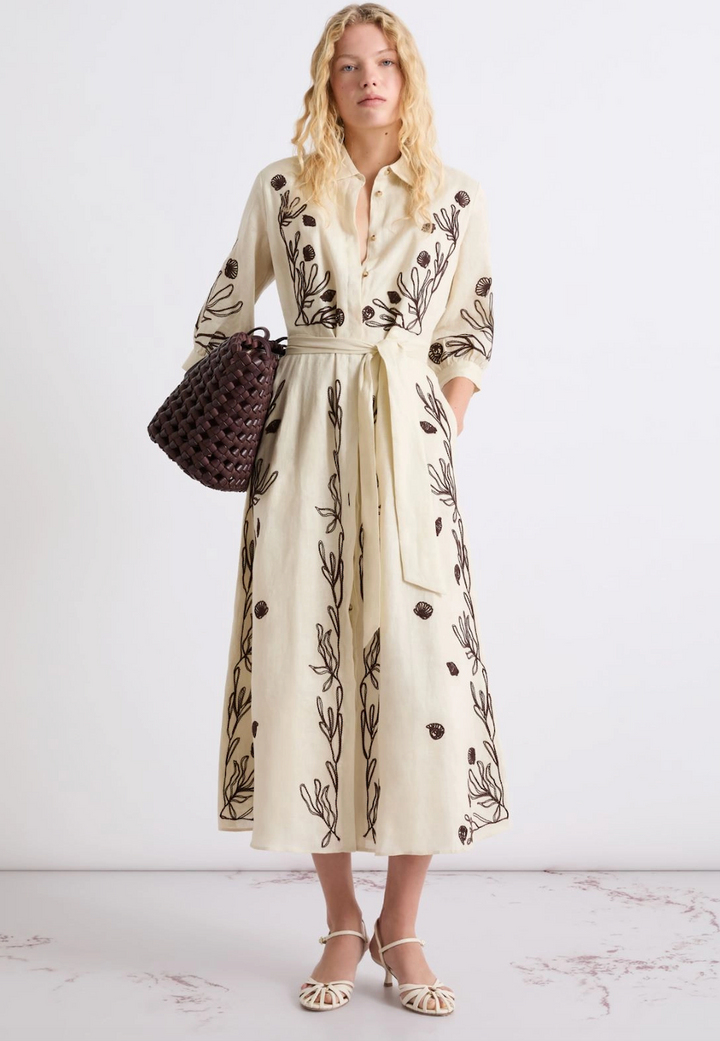 Marella > Banda Dress Cream
