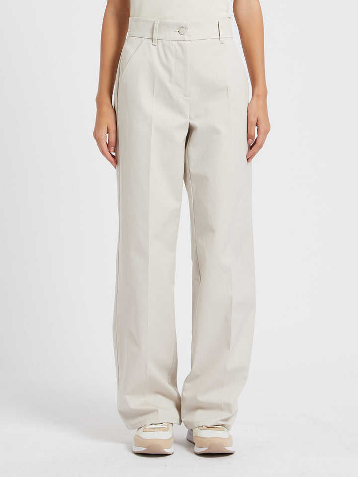 Marella :  Abito Long Trouser Wool White