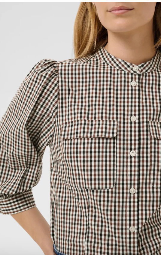 Part Two | Chinette Shirt Brown Check