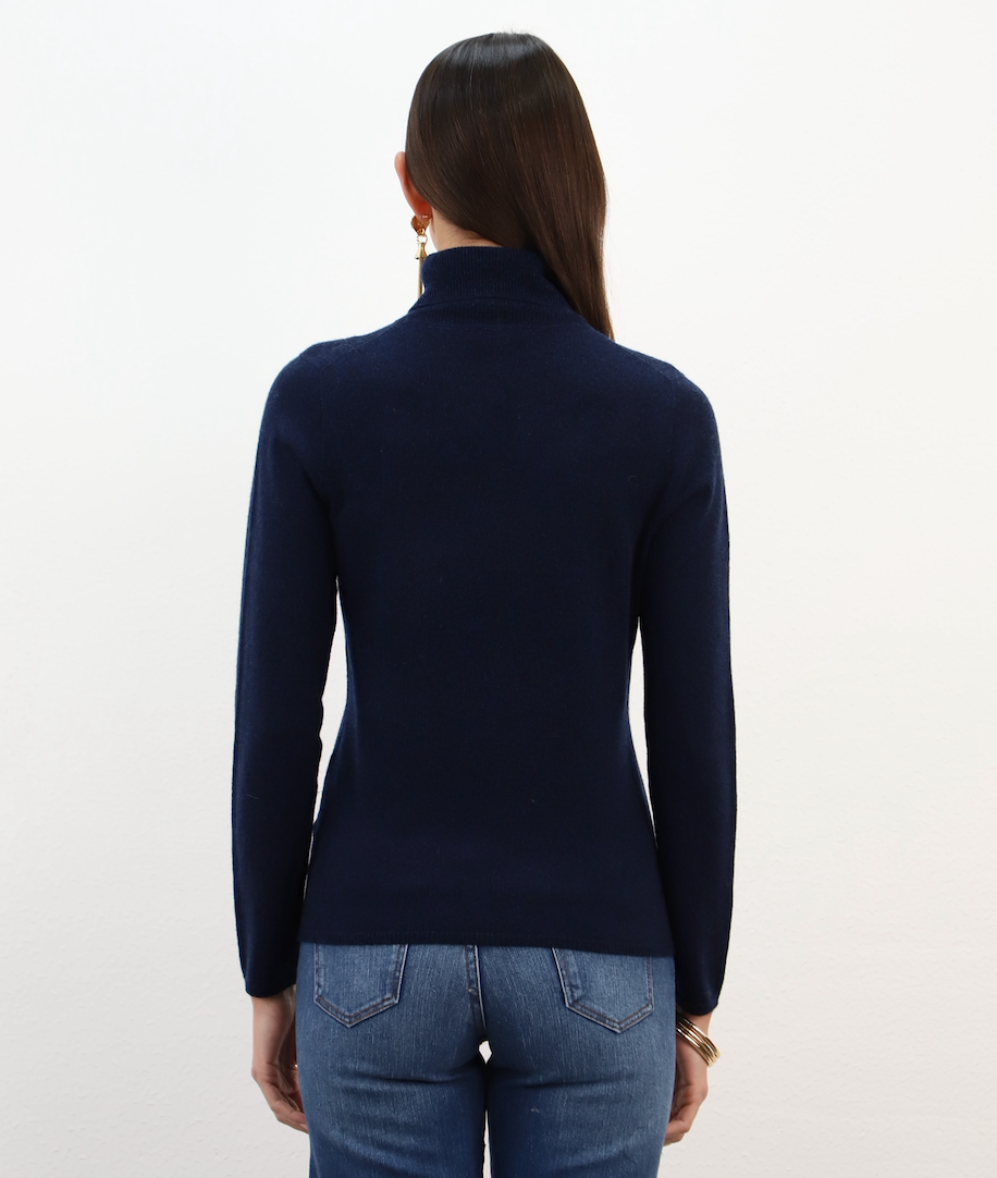 Esthème Cashmere | F01H  Cashmere Fitted Turtleneck