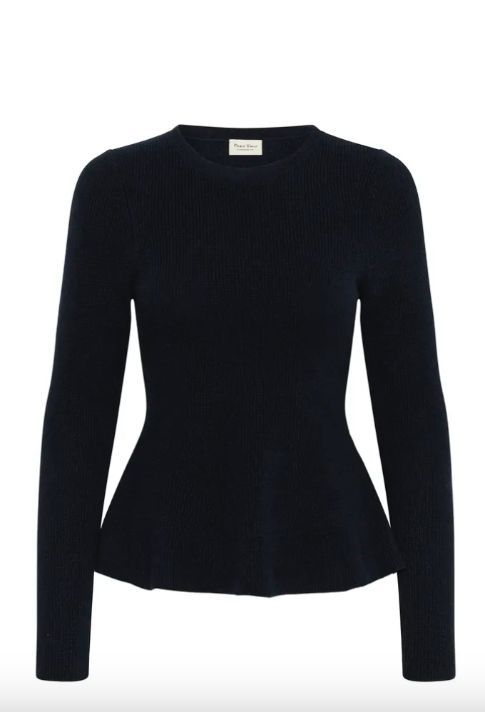 Part Two | Carina Wool Jumper Navy