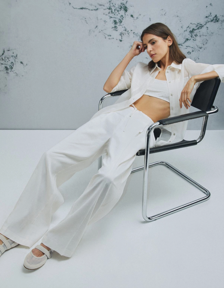 Marella > Alloro Trouser Wool White