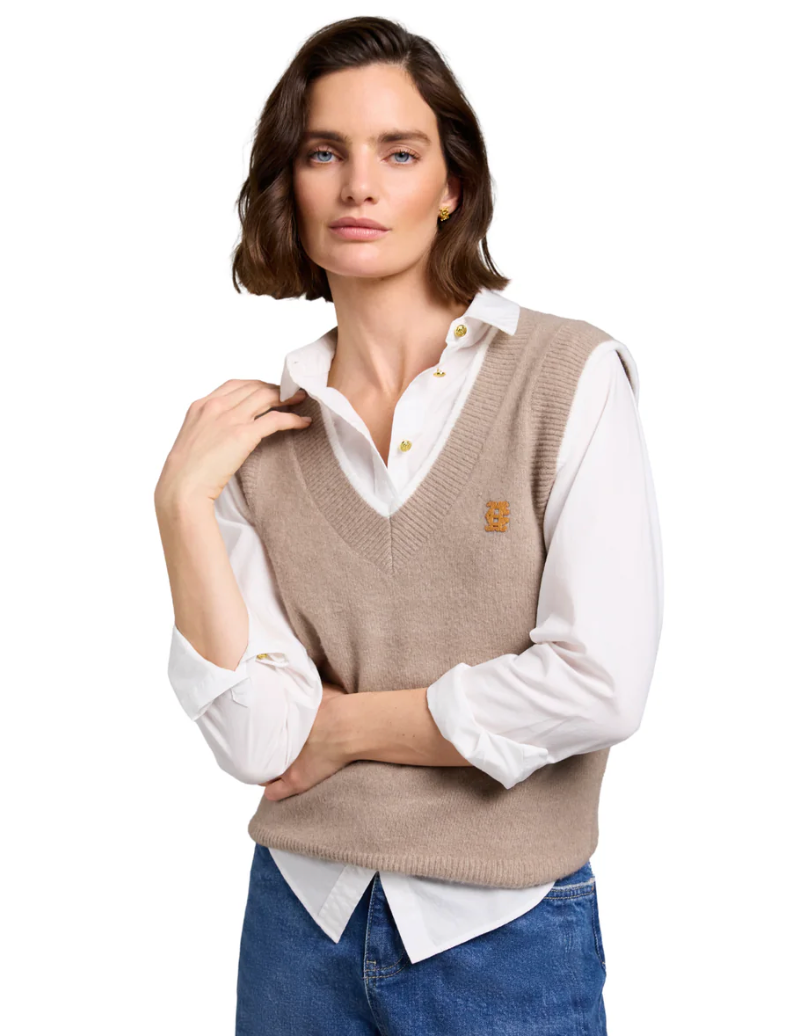Holland Cooper > Cecilia  V Tank Porcini