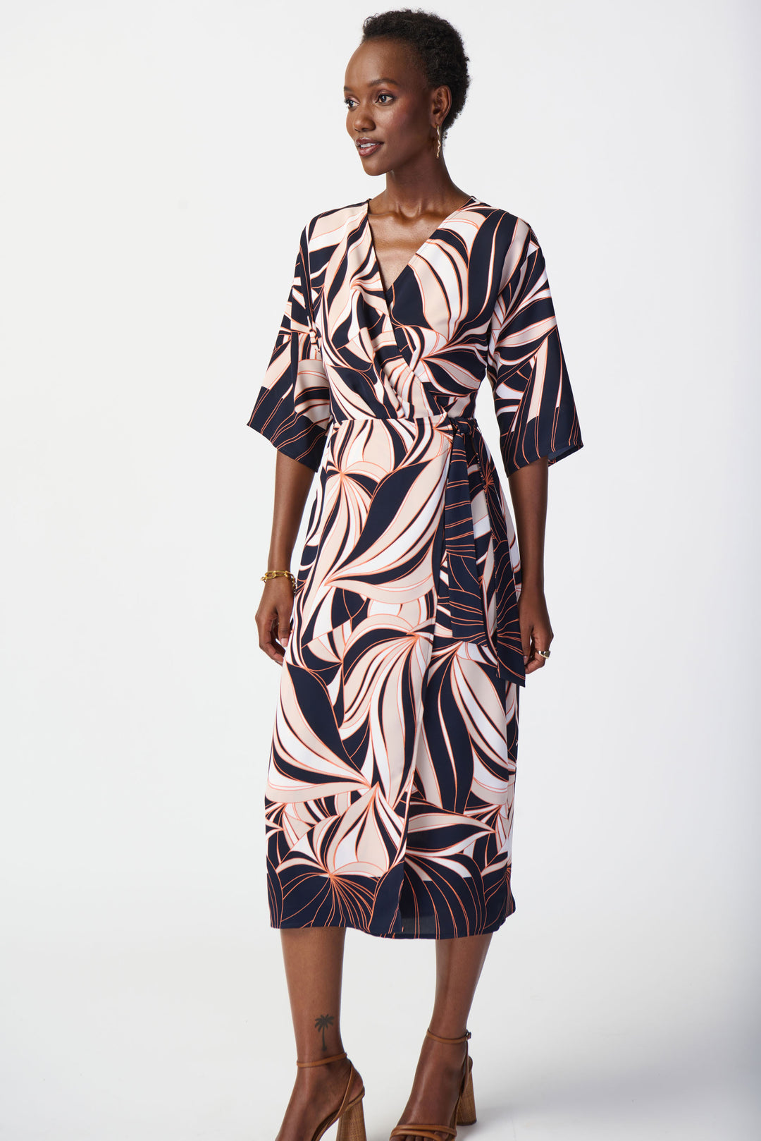 Joseph Ribkoff : Dress 241114 Midnight/Multi