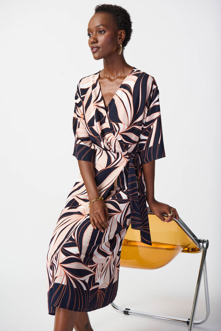 Joseph Ribkoff : Dress 241114 Midnight/Multi