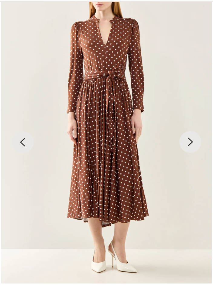 Marella > Angelo Dress Brown Print