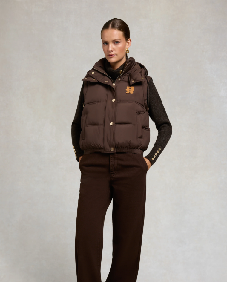 Holland Cooper | Milton Convertible Jacket Chocolate