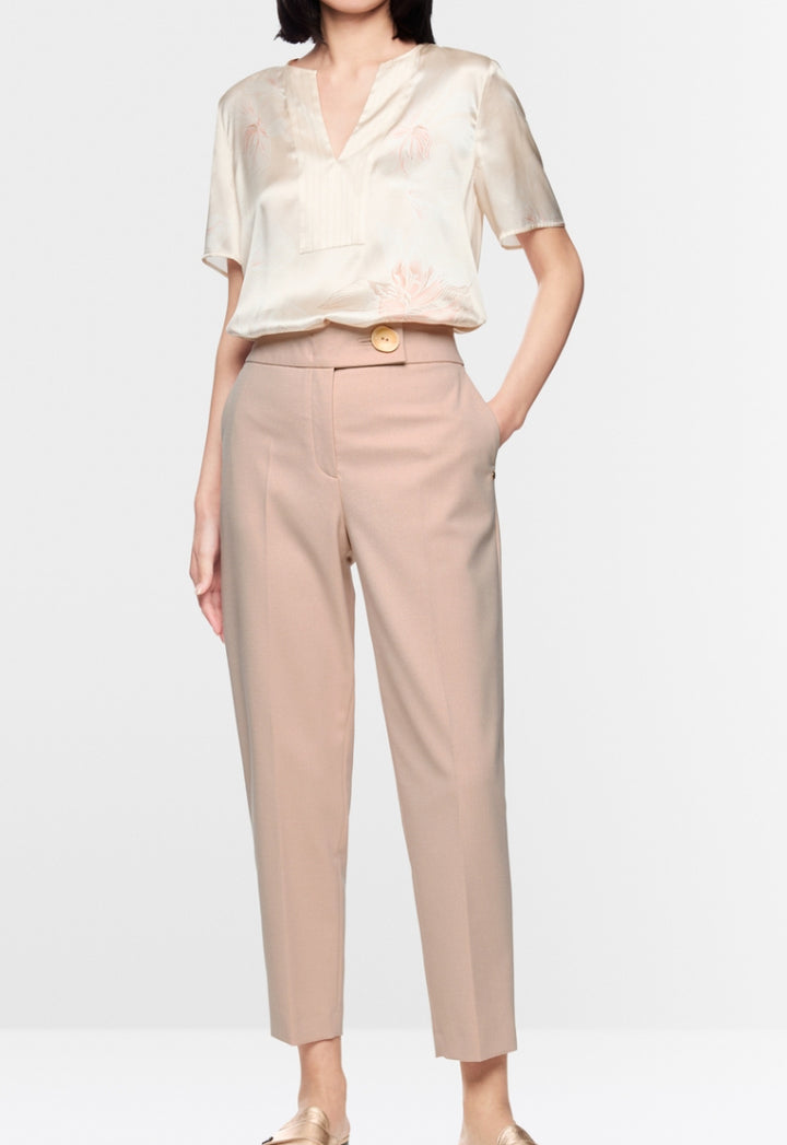 Marc Cain > AC 81.39 W12 Trouser Fordon Peach Beige
