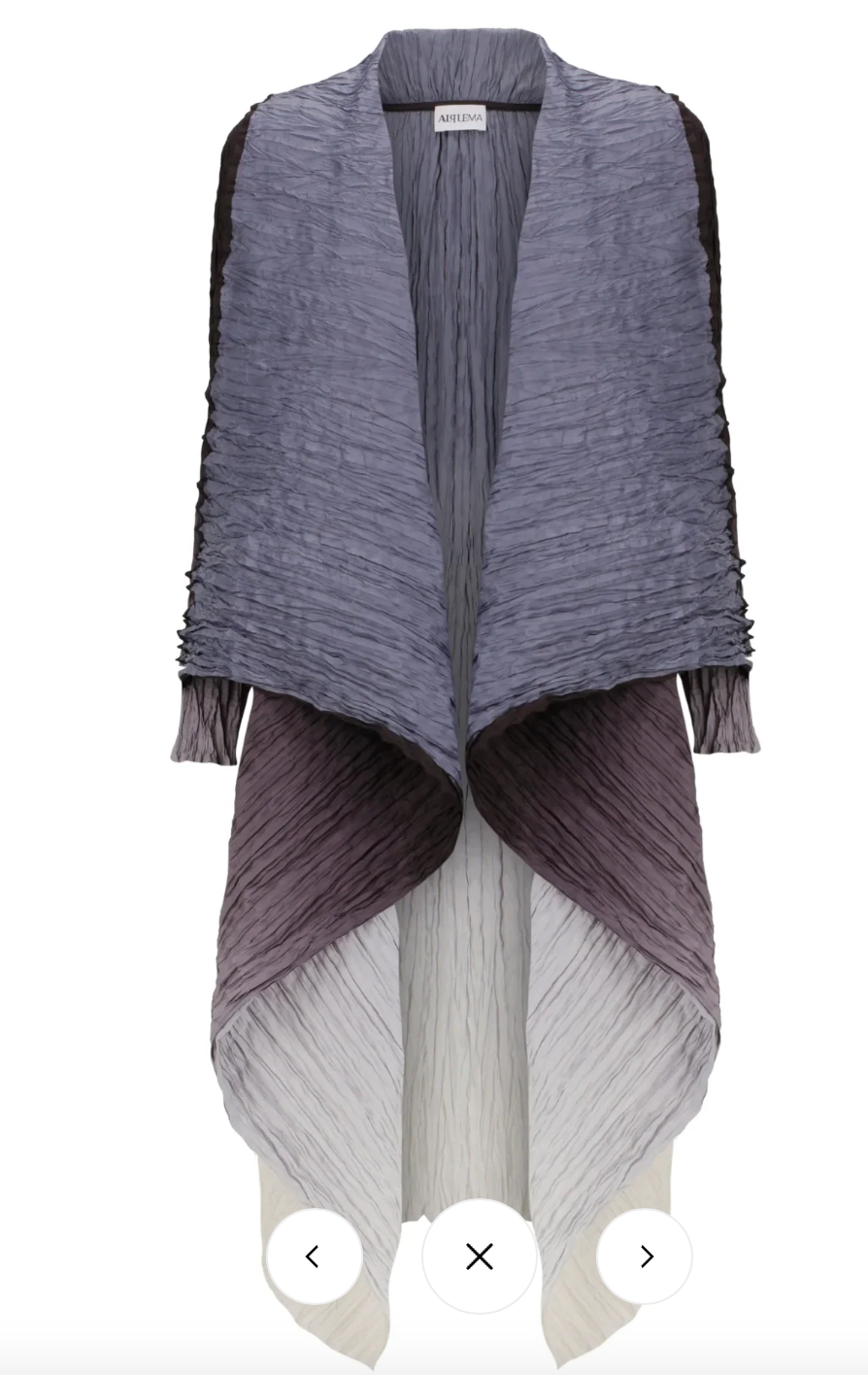 Alquema | Havana Coat / Havana Dress Onyx to Snow