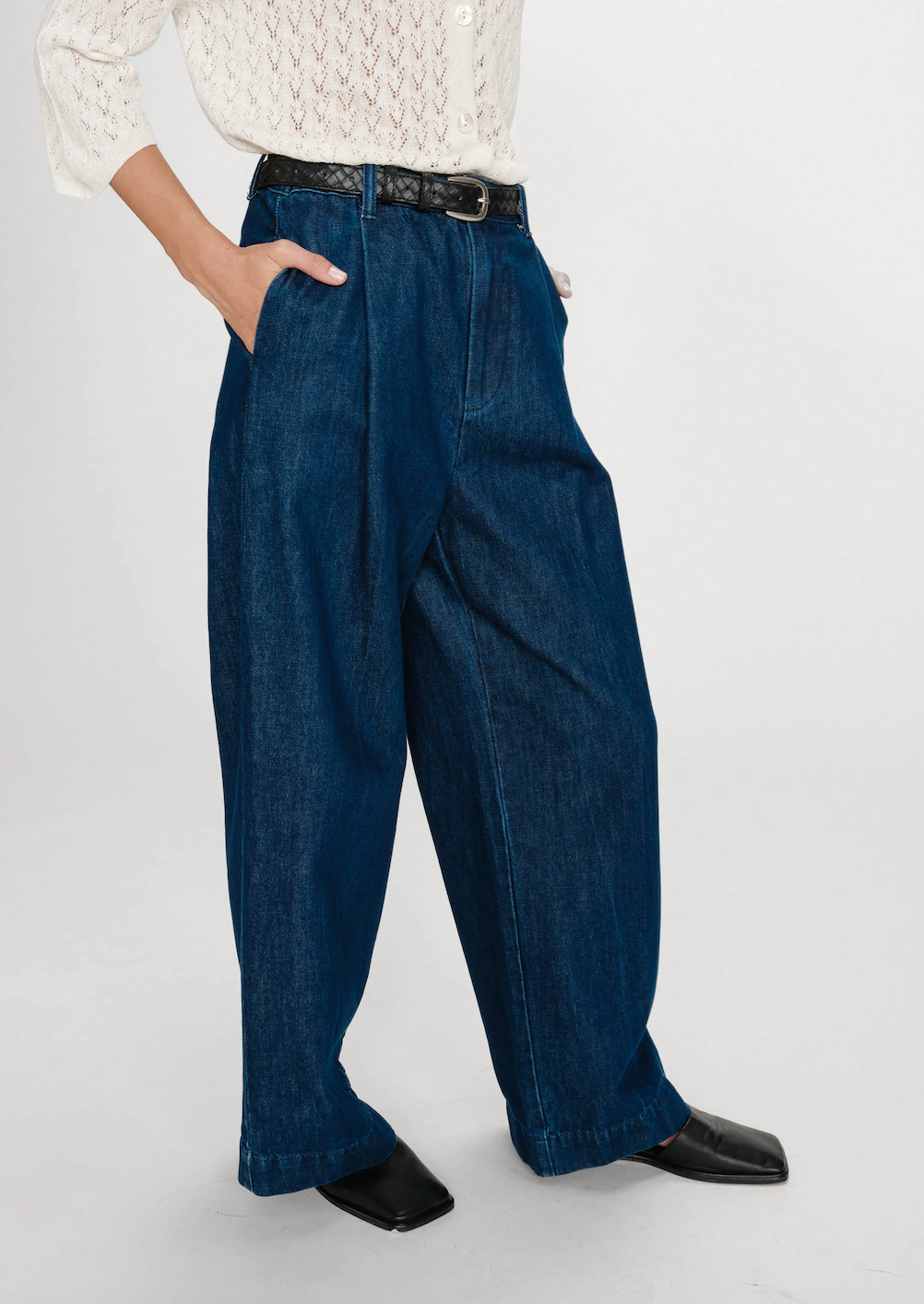 Grace &amp; Mila > Vienne Trouser Med Blue