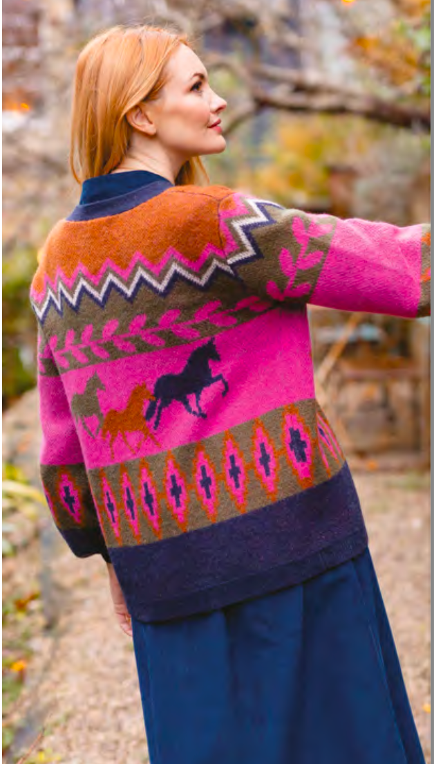 Sugarhill | Yvette Cardigan Running Horses