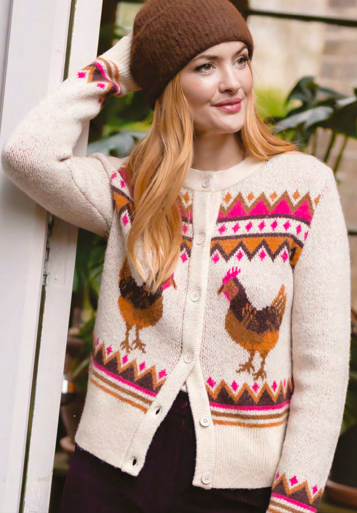 Sugarhill | Larisa Cardigan Country Chickens