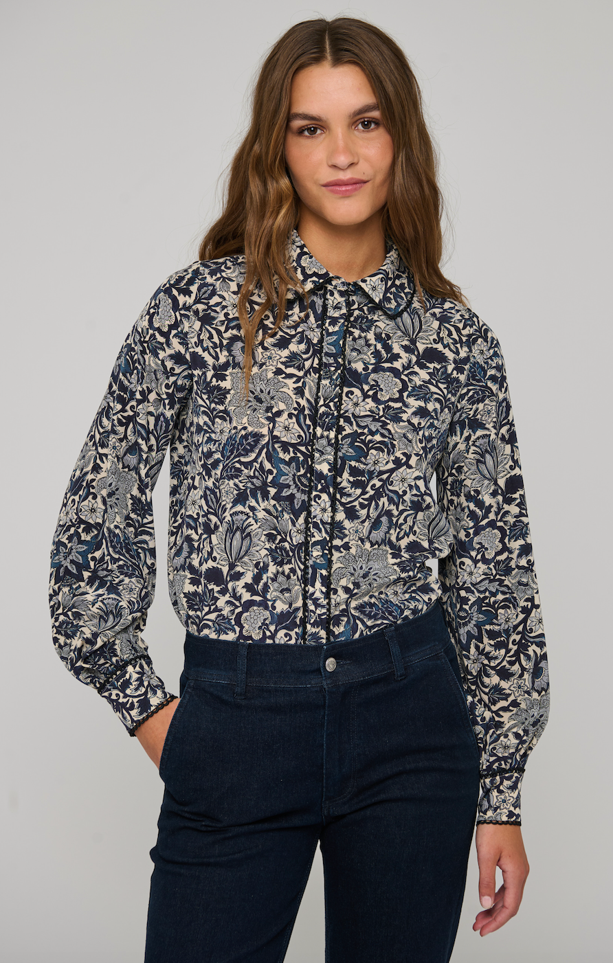Dea Kudibal | Lena Blouse Dentelle Midnight