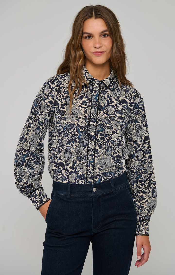 Dea Kudibal | Lena Blouse Dentelle Midnight