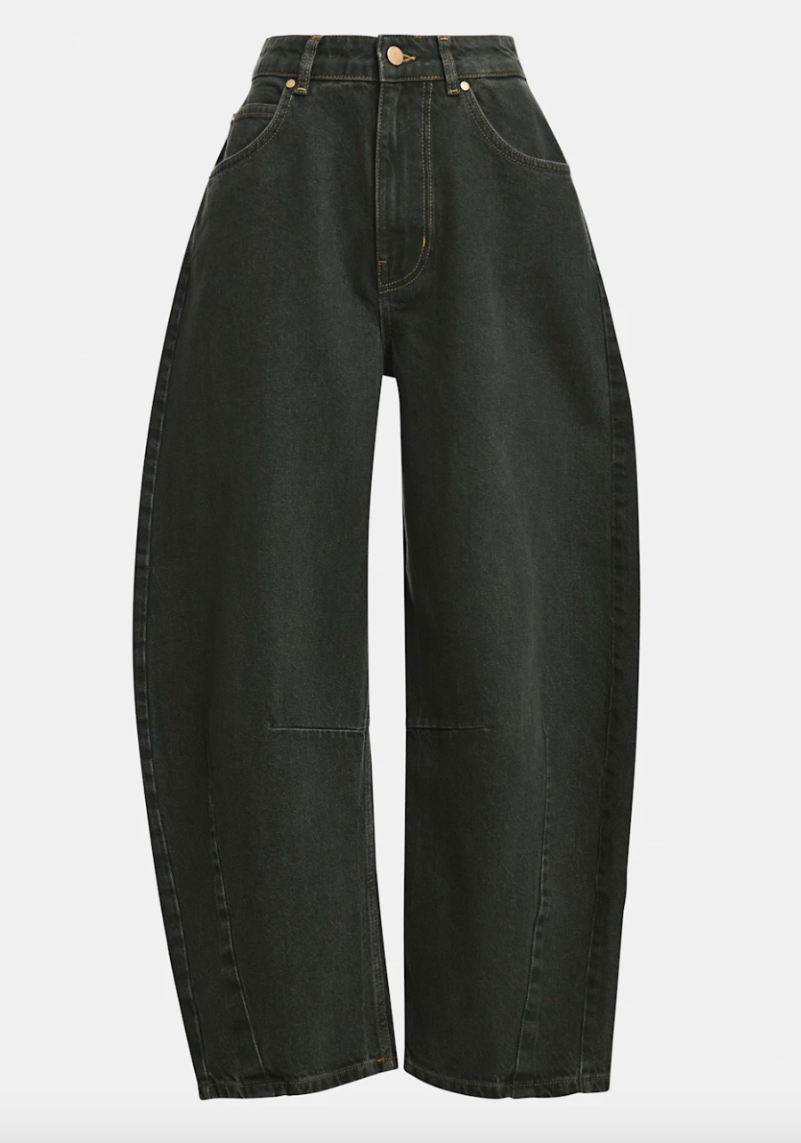 Essentiel Antwerp | Kokos Barrel Leg Jeans Dusty Green
