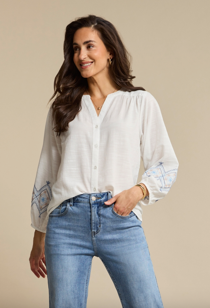 Red Button >  SRB 4829 Blouse Blue Multi