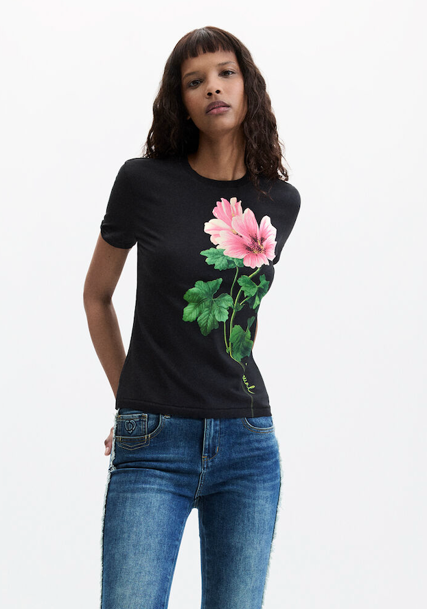 Desigual | 26WWTK50 T-Shirt Black
