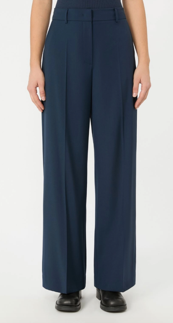 Weekend Max Mara | Visivo Wool Trousers Navy