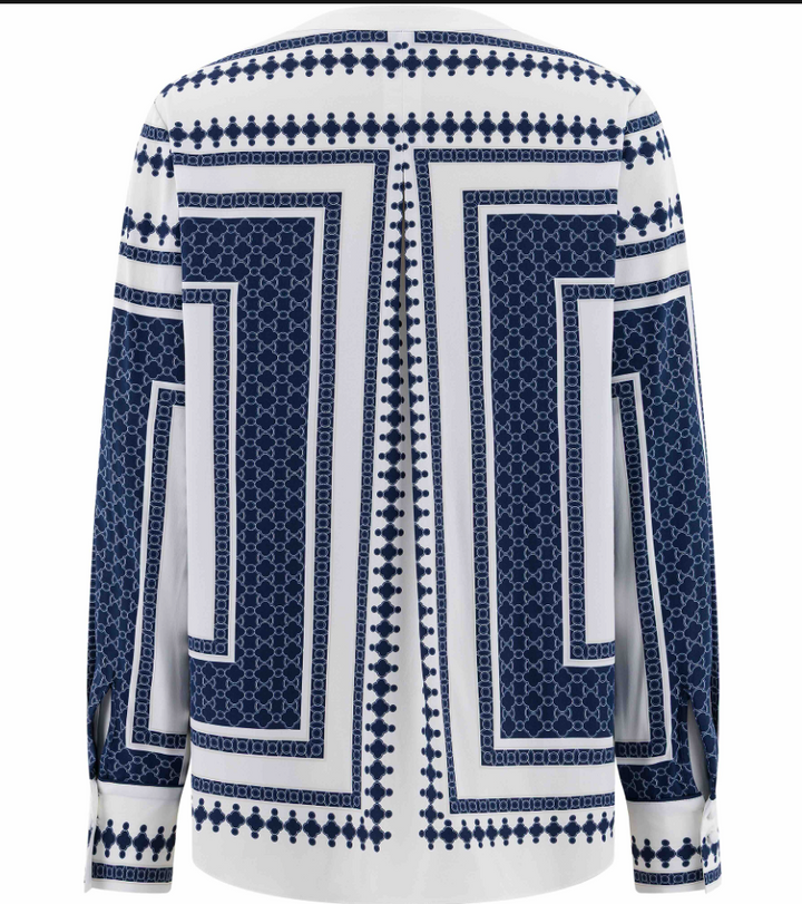 Herzens Angelegenheit | 6062 Silk Blouse Blue