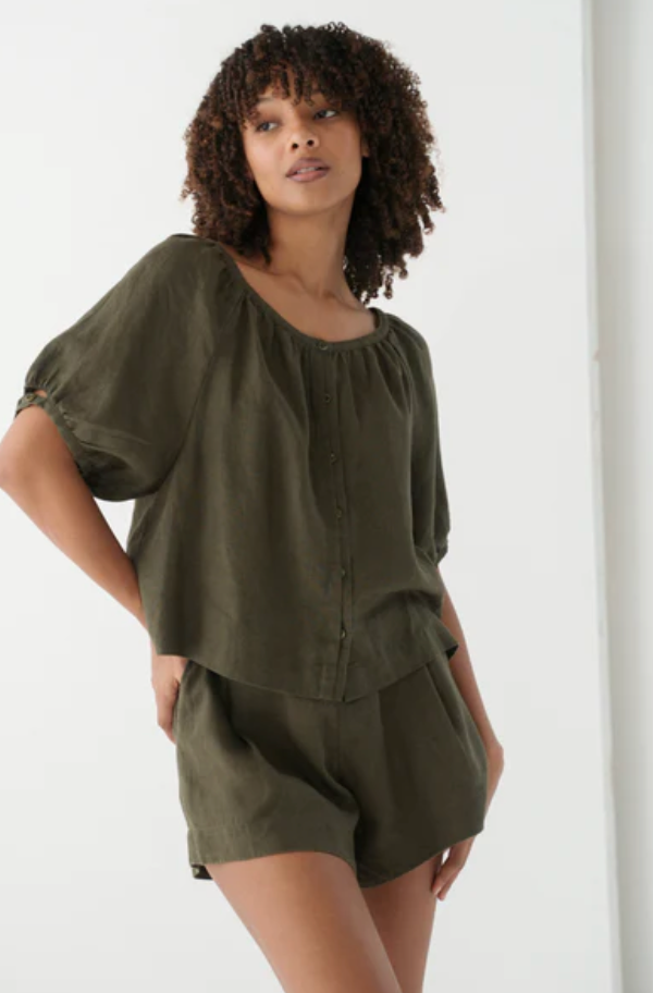 Lilly Pilly > Pia Top Khaki