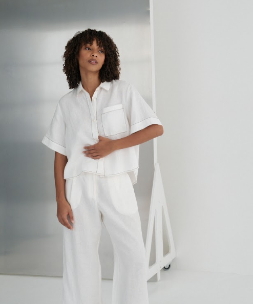 Lilly Pilly > Nika Shirt Ivory