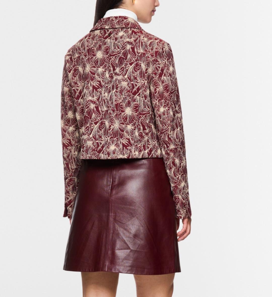 Marc Cain \ ZC 31.09 W32 Jacket Bright Maroon