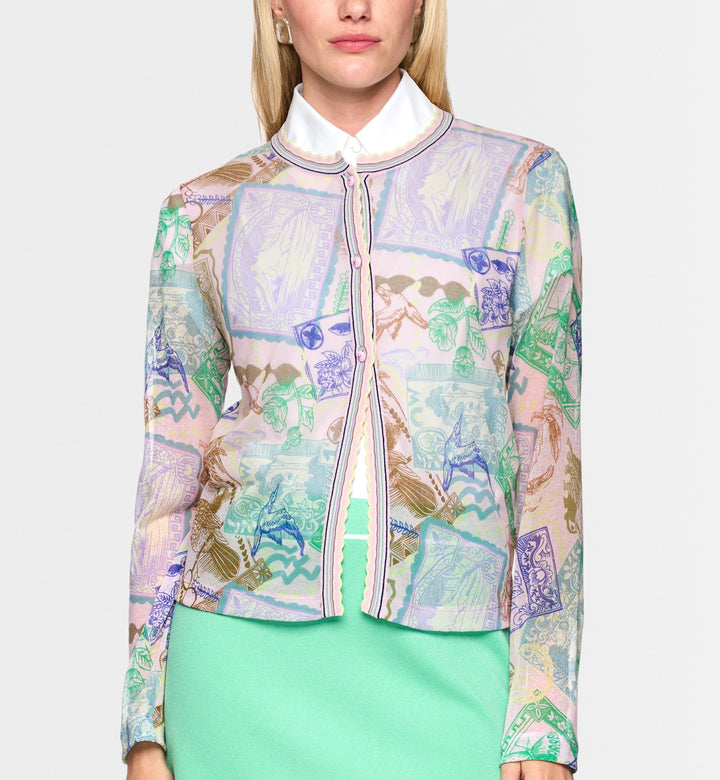 Marc Cain > AC 39.08 M16 Cardigan Pink Tuille