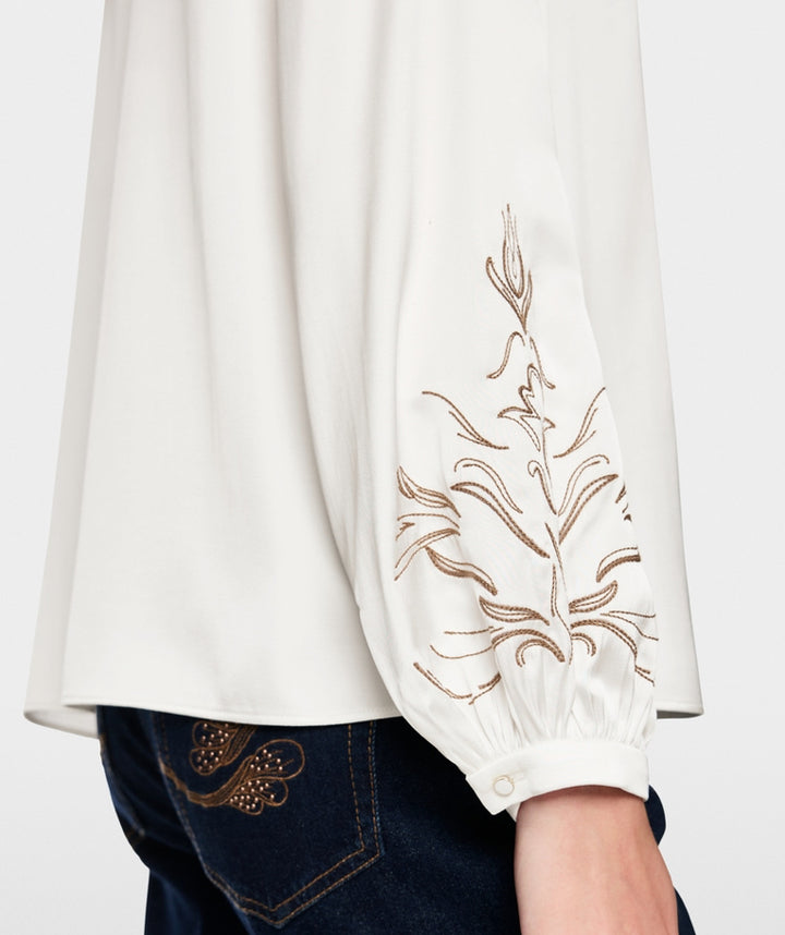 Marc Cain > AC 51.13 W25 Blouse Off White