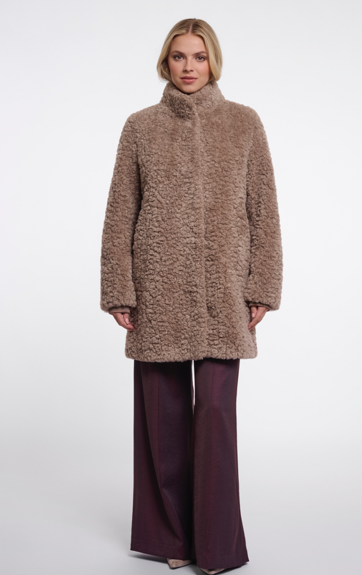Rino &amp; Pelle | Lexis faux fur coat Mocha Latte