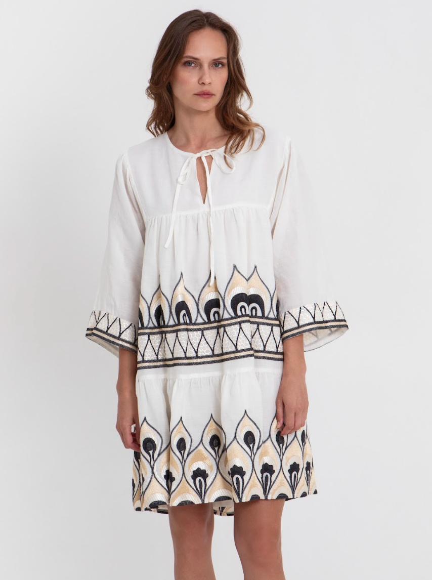 Greek Archaic > 4033165 Dress Nat/Blk