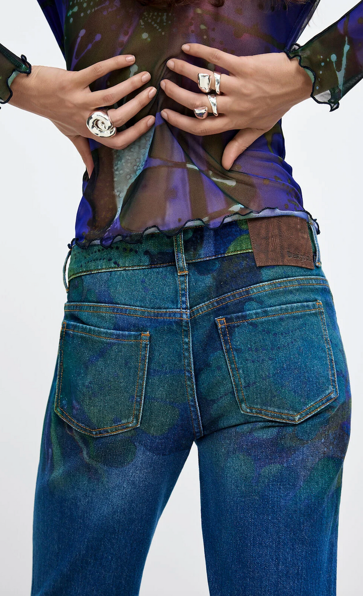 Desigual | 26WWDD01 Denim Trousers Light Wash