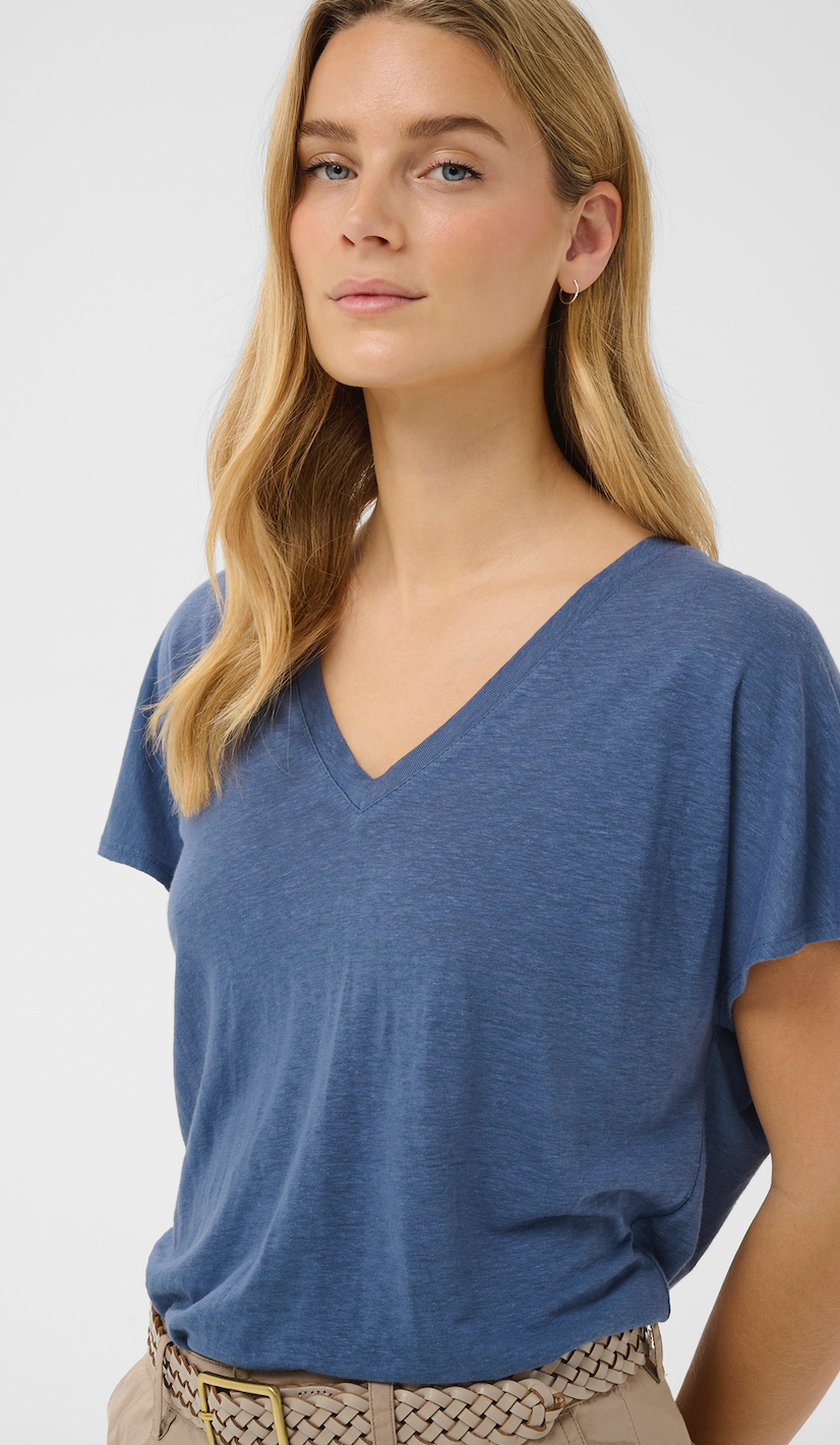Part Two > Axelines  T Shirt Blue indigo