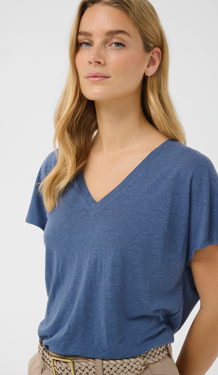 Part Two > Axelines  T Shirt Blue indigo
