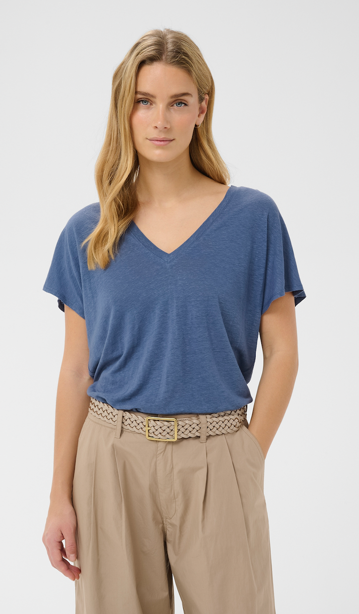 Part Two > Axelines  T Shirt Blue indigo