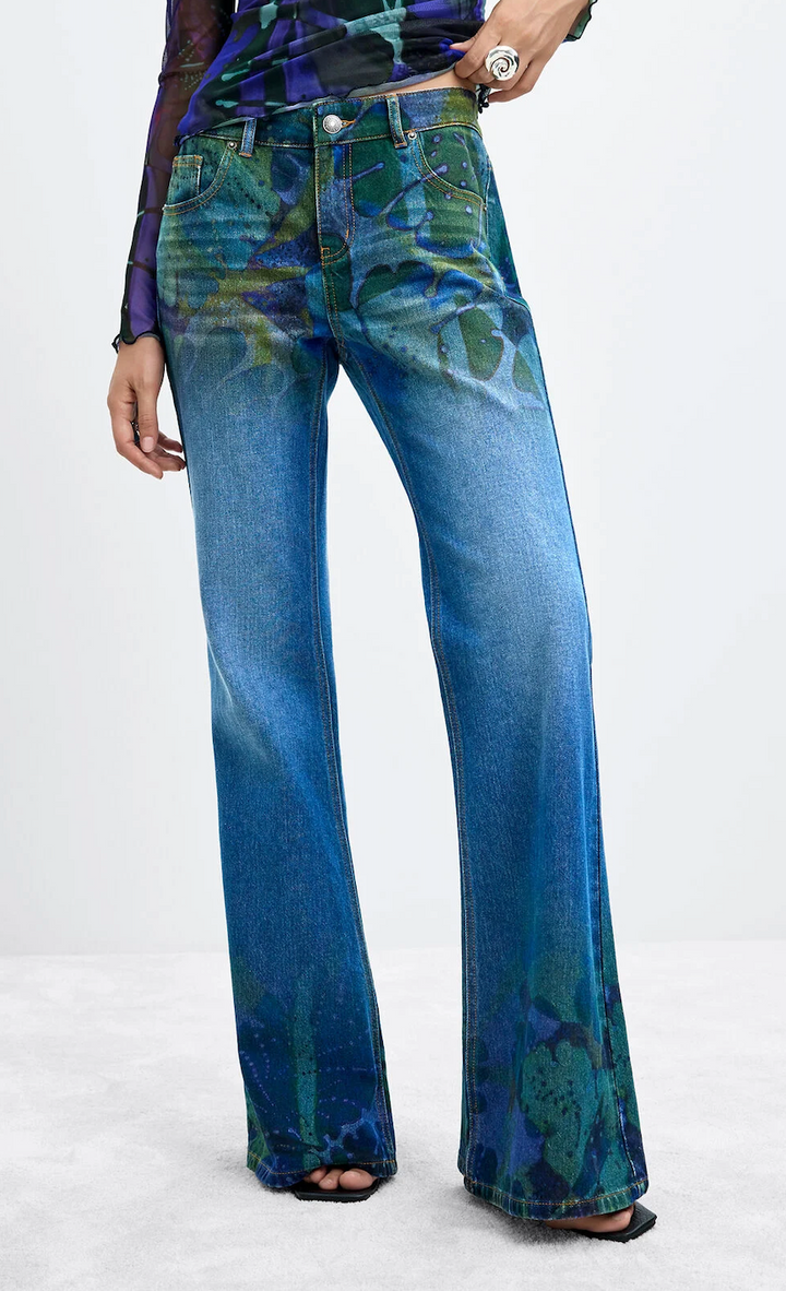Desigual | 26WWDD01 Denim Trousers Light Wash