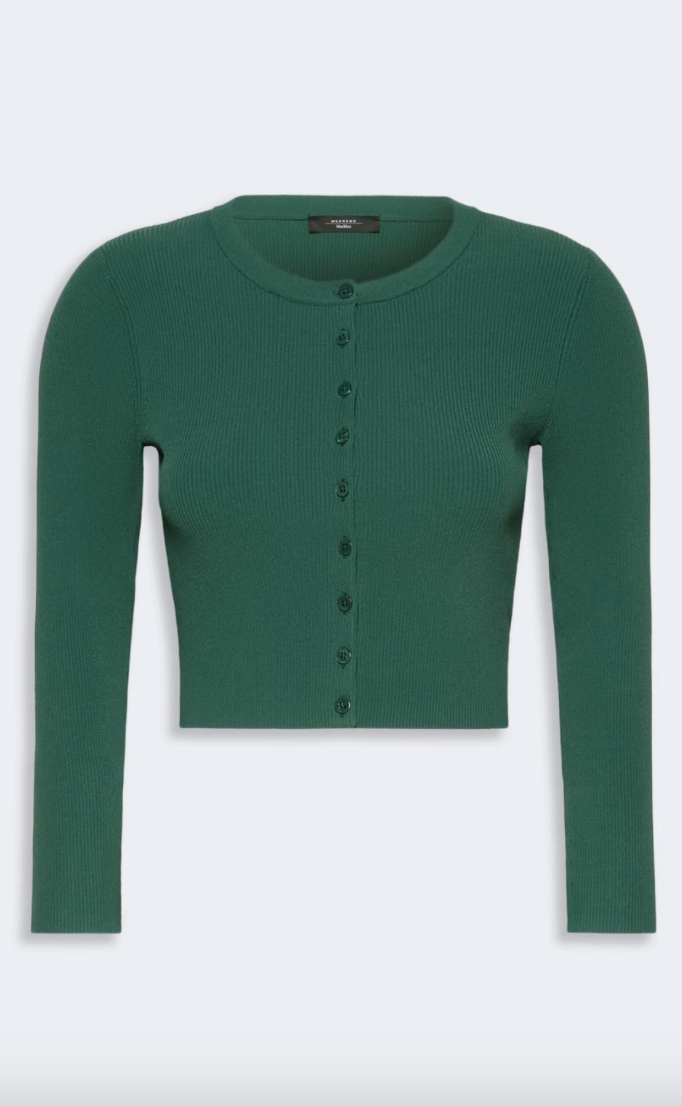 Weekend Max Mara | Tennis Cardigan Green