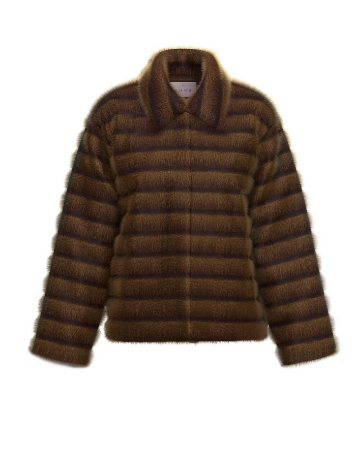 Emme | Agio Jacket Cognac Faux Fur
