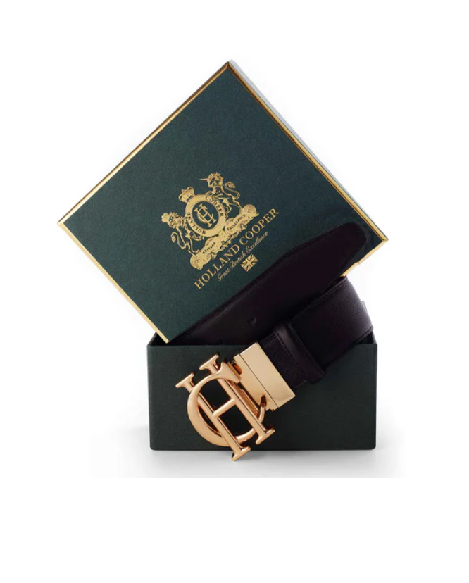 Holland Cooper > HC Classic Belt Reversible Black Tan